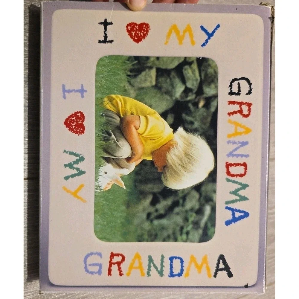 Vintage I Love My‎ Grandma Frame See Pics For Measurement Fits 3.5x5 Photo W/Box